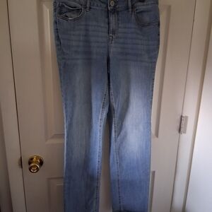Maurices Light Blue Straight Leg Jeans